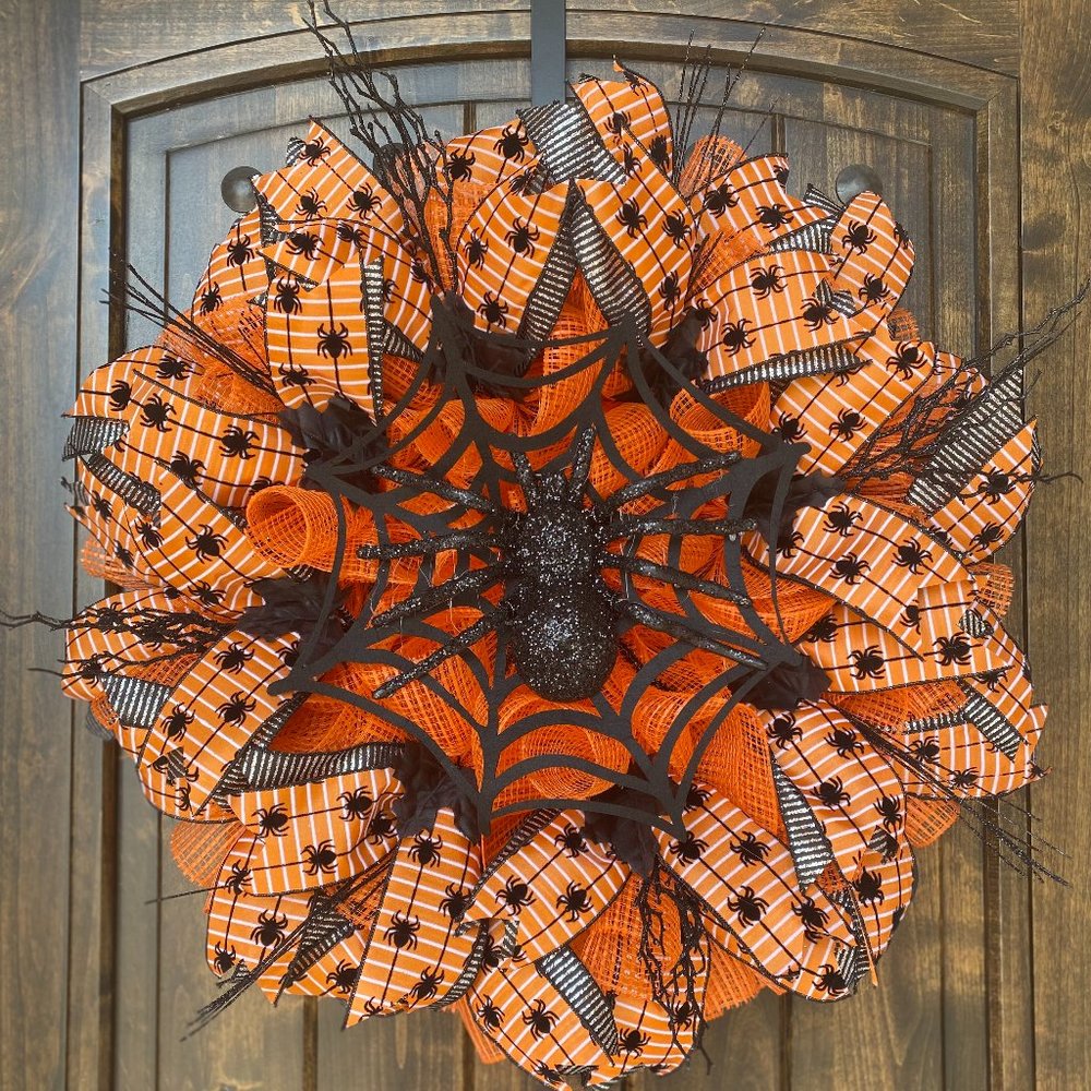 Halloween Wreath, Spider Wreath